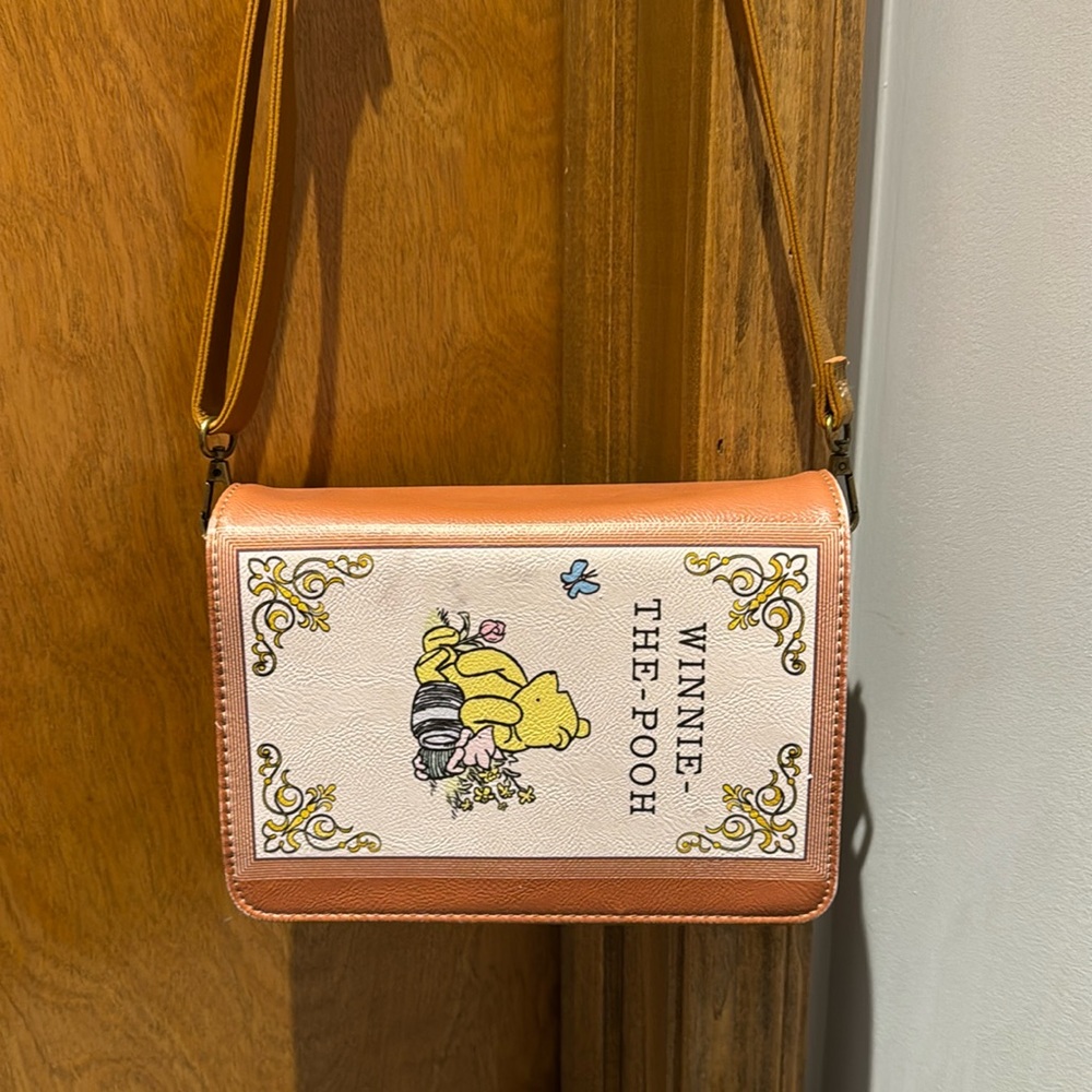 Winnie-the-Pooh over the shoulder purse